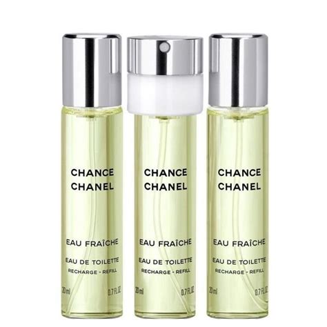 chanel eau fraiche twist and spray refill|chanel chance refills boots.